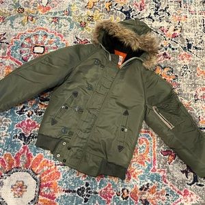Vintage Army Bomber Jacket